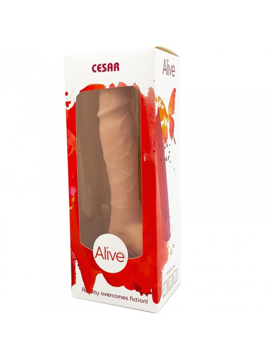 ALIVE - PENE REALISTICO CESAR 17,5 CM