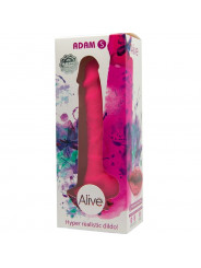 ALIVE - PENE REALISTICO DI ADAM FUCSIA 17,75 CM