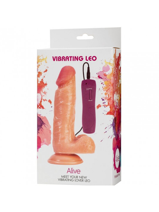 ALIVE - VIBRATORE PENE REALISTICO LEO 17 CM