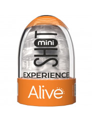 ALIVE - SHOT EXPERIENCE MINI MASTURBATORE TRASPARENTE