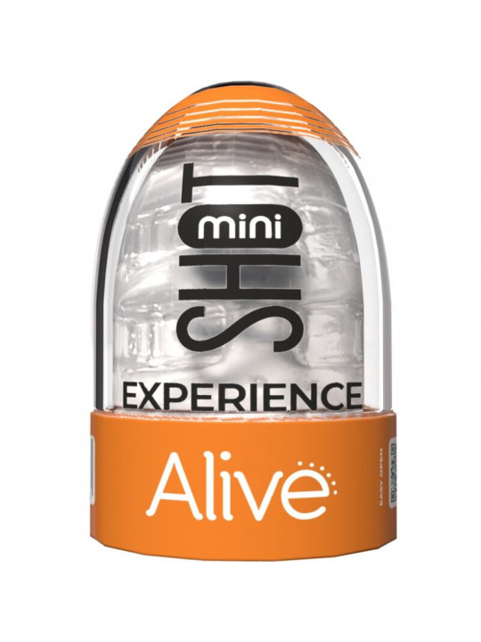 ALIVE - SHOT EXPERIENCE MINI MASTURBATORE TRASPARENTE