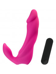 ALIVE - DILDO VIBRATORE BIFUN PRO ROSA 14,9 CM