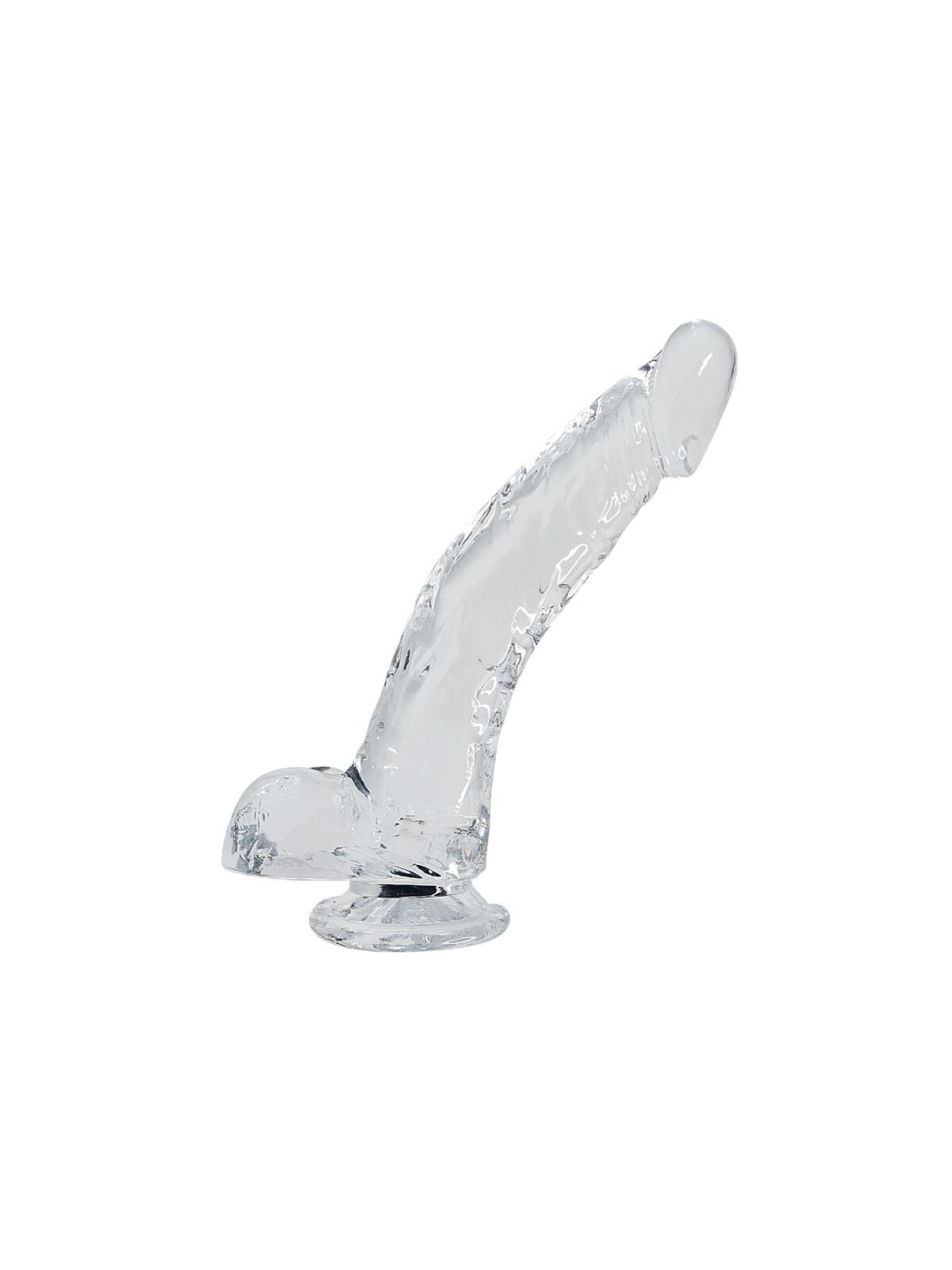 ALIVE - PENE REALISTICO STALLONE TRASPARENTE 22 CM