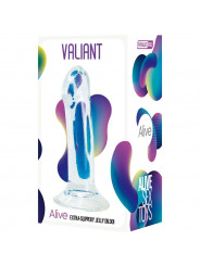 ALIVE - VALIANT PENE REALISTICO TRASPARENTE 16 CM