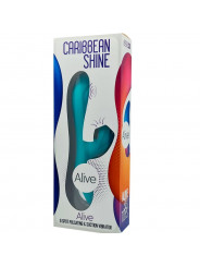 ALIVE - VIBRATORE SHINE CARIBBEAN E VENTOSA BLU