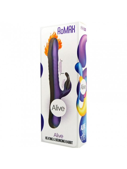 ALIVE - VIBRATORE ROMAX CONIGLIO SILICONE VIOLA