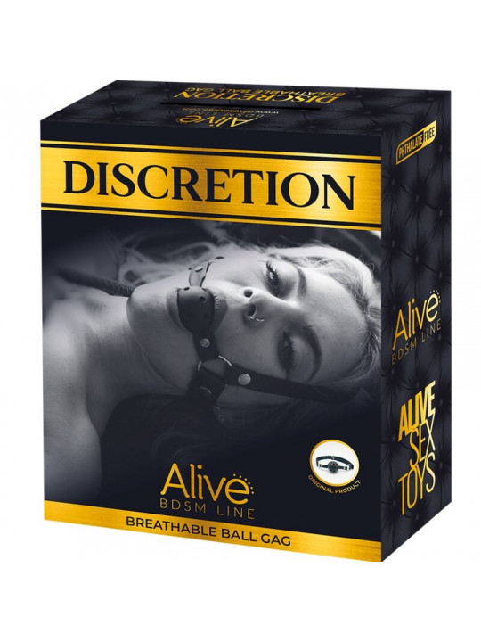 ALIVE - BAVAGLIO TRASPIRANTE DISCREZIONE ROSSO