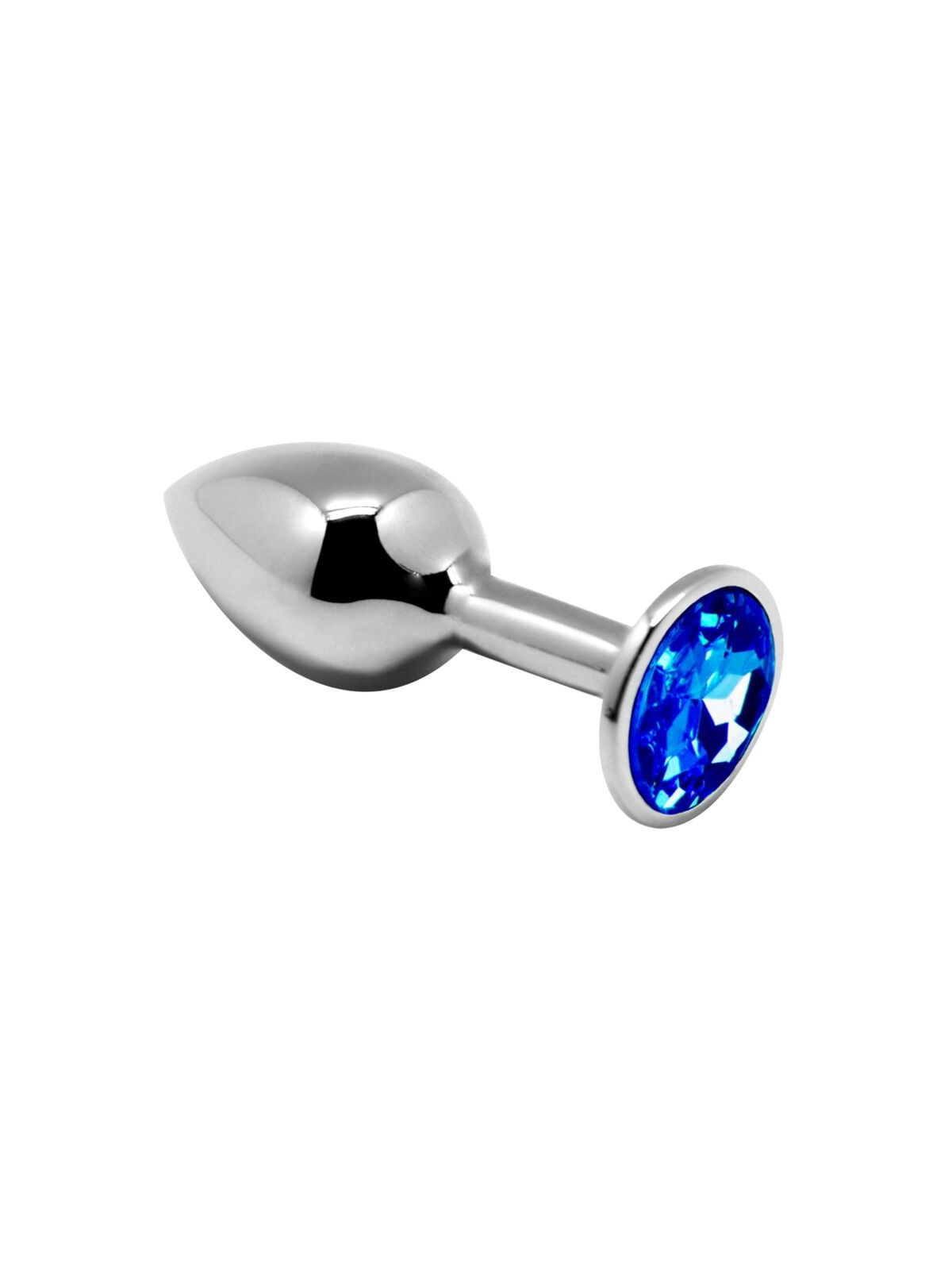 ALIVE - PIACERE ANALE MINI PLUG METAL BLU TAGLIA S