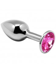 ALIVE - PIACERE ANALE MINI PLUG METAL ROSA TAGLIA S