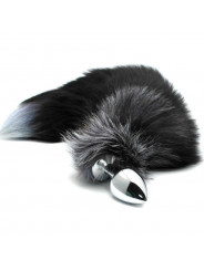 ALIVE - PLUG PIACERE ANALE IN METALLO FOX TAIL TAGLIA S