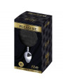 ALIVE - PLUG PIACERE ANALE SPIRALE METALLO FLUFFY NERO TAGLIA M