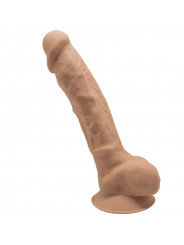 SILEXD - MODELLO 1 PENE REALISTICO PREMIUM SILEXPAN SILICONE CARAMEL 23 CM