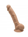 SILEXD - MODELLO 1 PENE REALISTICO PREMIUM SILEXPAN SILICONE CARAMEL 23 CM