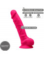 SILEXD - MODELLO 1 PENE REALISTICO PREMIUM SILEXPAN SILICONE FUCSIA 23 CM