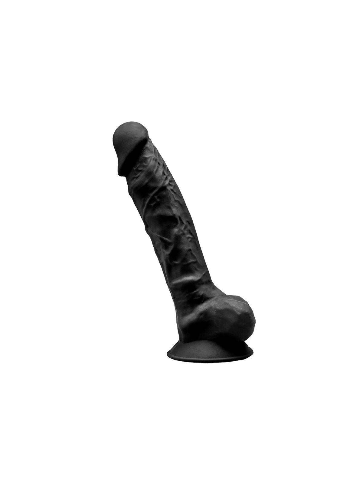 SILEXD - MODELLO 1 PENE REALISTICO PREMIUM SILEXPAN SILICONE NERO 23 CM