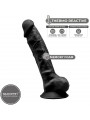 SILEXD - MODELLO 1 PENE REALISTICO PREMIUM SILEXPAN SILICONE NERO 23 CM