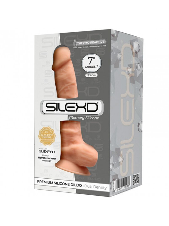 SILEXD - MODELLO 1 PENE REALISTICO PREMIUM SILEXPAN SILICONE 17.5 CM