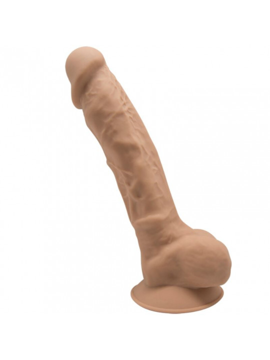 SILEXD - MODELLO 1 PENE REALISTICO PREMIUM SILEXPAN SILICONE CARAMEL 17.5 CM