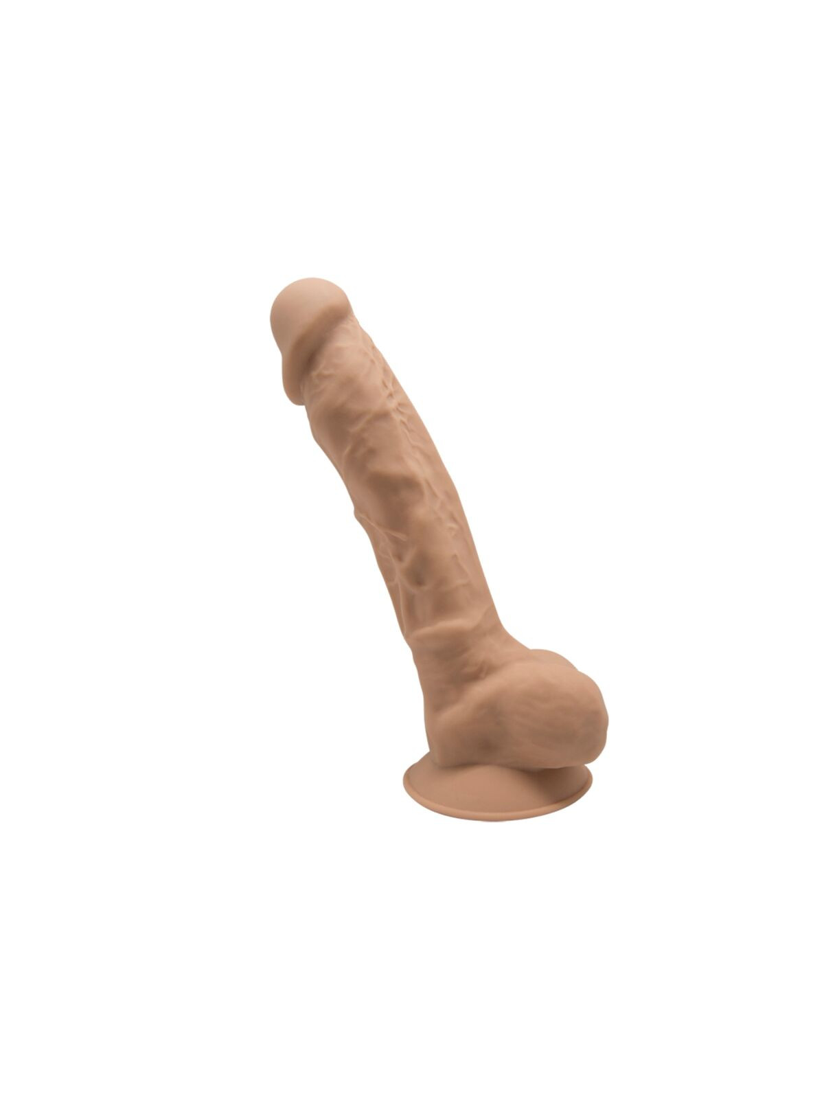 SILEXD - MODELLO 1 PENE REALISTICO PREMIUM SILEXPAN SILICONE CARAMEL 17.5 CM