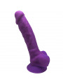 SILEXD - MODELLO 1 PENE REALISTICO PREMIUM SILEXPAN SILICONE VIOLA 17.5 CM