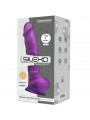 SILEXD - MODELLO 1 PENE REALISTICO PREMIUM SILEXPAN SILICONE VIOLA 17.5 CM