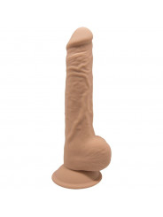 SILEXD - MODELLO 1 PENE REALISTICO PREMIUM SILEXPAN SILICONE CARAMEL 24 CM