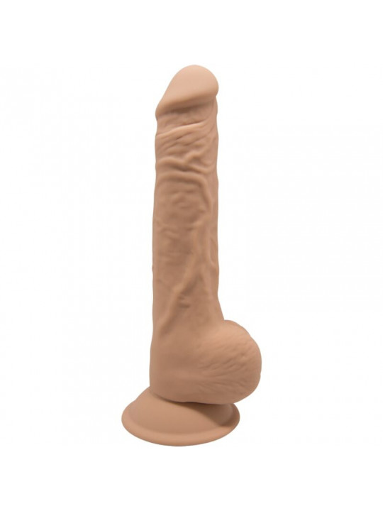 SILEXD - MODELLO 1 PENE REALISTICO PREMIUM SILEXPAN SILICONE CARAMEL 24 CM