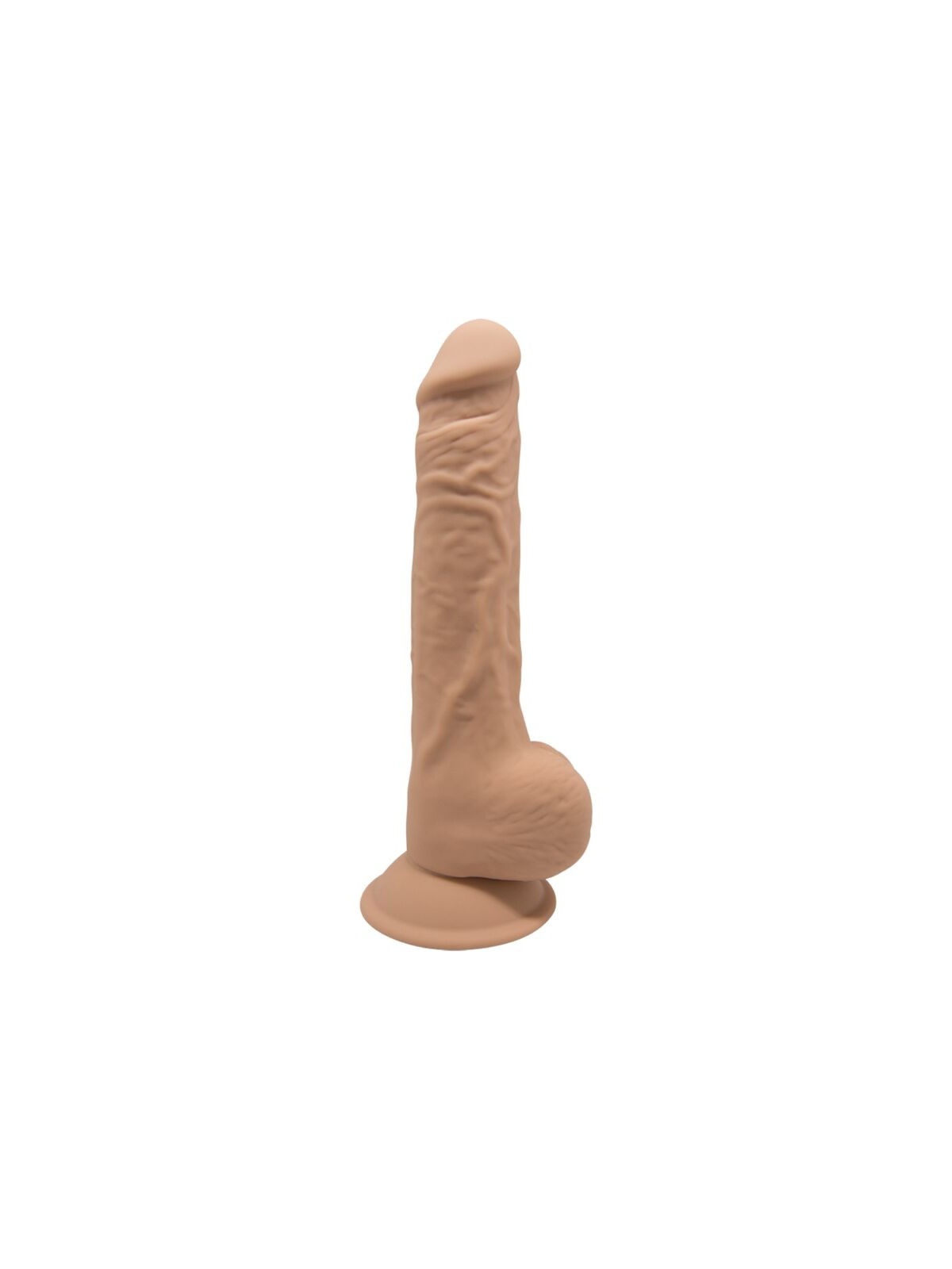 SILEXD - MODELLO 1 PENE REALISTICO PREMIUM SILEXPAN SILICONE CARAMEL 24 CM