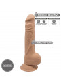 SILEXD - MODELLO 1 PENE REALISTICO PREMIUM SILEXPAN SILICONE CARAMEL 24 CM