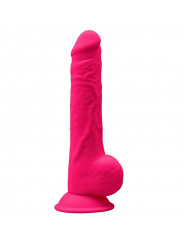 SILEXD - MODELLO 1 PENE REALISTICO PREMIUM SILEXPAN SILICONE FUCSIA 24 CM