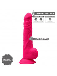 SILEXD - MODELLO 1 PENE REALISTICO PREMIUM SILEXPAN SILICONE FUCSIA 24 CM