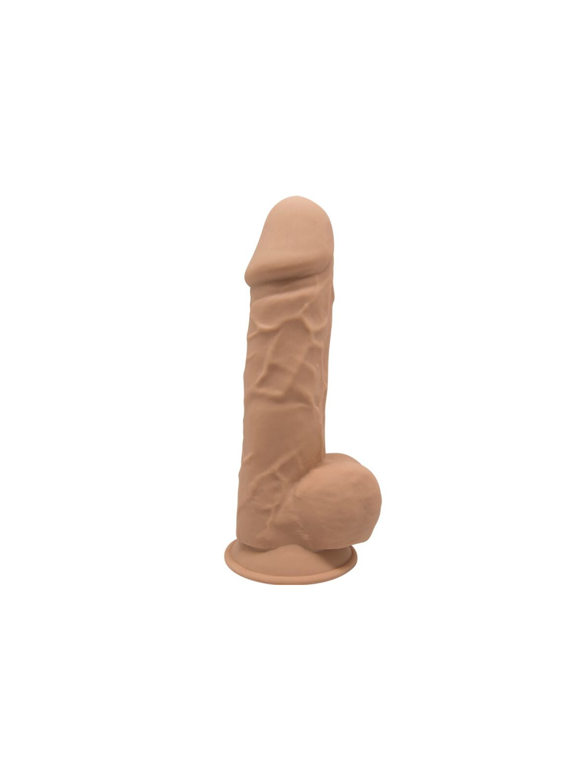 SILEXD - MODELLO 1 PENE REALISTICO PREMIUM SILEXPAN SILICONE CARAMEL 21.5 CM