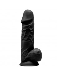 SILEXD - MODELLO 1 PENE REALISTICO PREMIUM SILEXPAN SILICONE NERO 21.5 CM