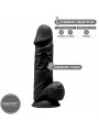 SILEXD - MODELLO 1 PENE REALISTICO PREMIUM SILEXPAN SILICONE NERO 21.5 CM