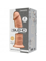 SILEXD - MODELLO 2 PENE REALISTICO PREMIUM SILEXPAN SILICONE 23 CM