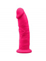 SILEXD - MODELLO 2 PENE REALISTICO PREMIUM SILEXPAN SILICONE FUCSIA 23 CM