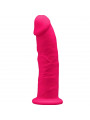 SILEXD - MODELLO 2 PENE REALISTICO PREMIUM SILEXPAN SILICONE FUCSIA 15 CM