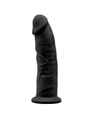 SILEXD - MODELLO 2 PENE REALISTICO PREMIUM SILEXPAN SILICONE NERO 15 CM