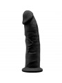 SILEXD - MODELLO 2 PENE REALISTICO PREMIUM SILEXPAN SILICONE NERO 15 CM