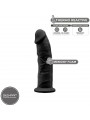 SILEXD - MODELLO 2 PENE REALISTICO PREMIUM SILEXPAN SILICONE NERO 15 CM