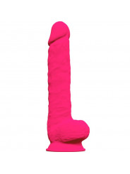 SILEXD - MODELLO 1 PENE REALISTICO PREMIUM SILEXPAN SILICONE FUCSIA 38 CM