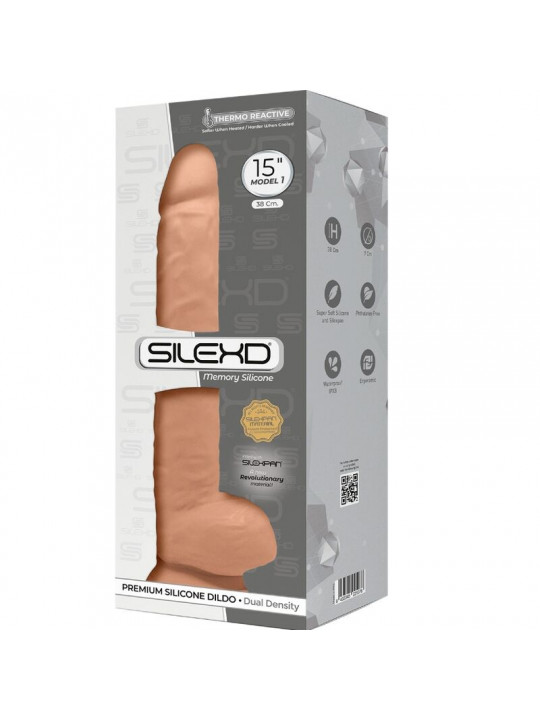 SILEXD - MODELLO 1 PENE REALISTICO PREMIUM SILEXPAN SILICONE 38 CM