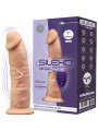 SILEXD - MODELLO 1 VIBRATORE PENE REALISTICO IN SILICONE PREMIUM SILEXPAN TELECOMANDO 17.5 CM