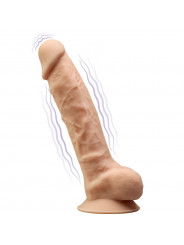 SILEXD - MODELLO 1 VIBRATORE PER PENE REALISTICO IN SILICONE PREMIUM SILEXPAN 20 CM