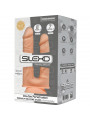 SILEXD - MODELLO 1 PENE REALISTICO DOPPIA PENETRACION PREMIUM SILEXPAN SILICONE 17.5 / 19.5 CM