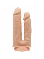 SILEXD - MODELLO 1 VIBRATORE PENE REALISTICO A DOPPIA PENETRAZIONE SILICONE PREMIUM SILEXPAN 17.5 / 19.5 CM