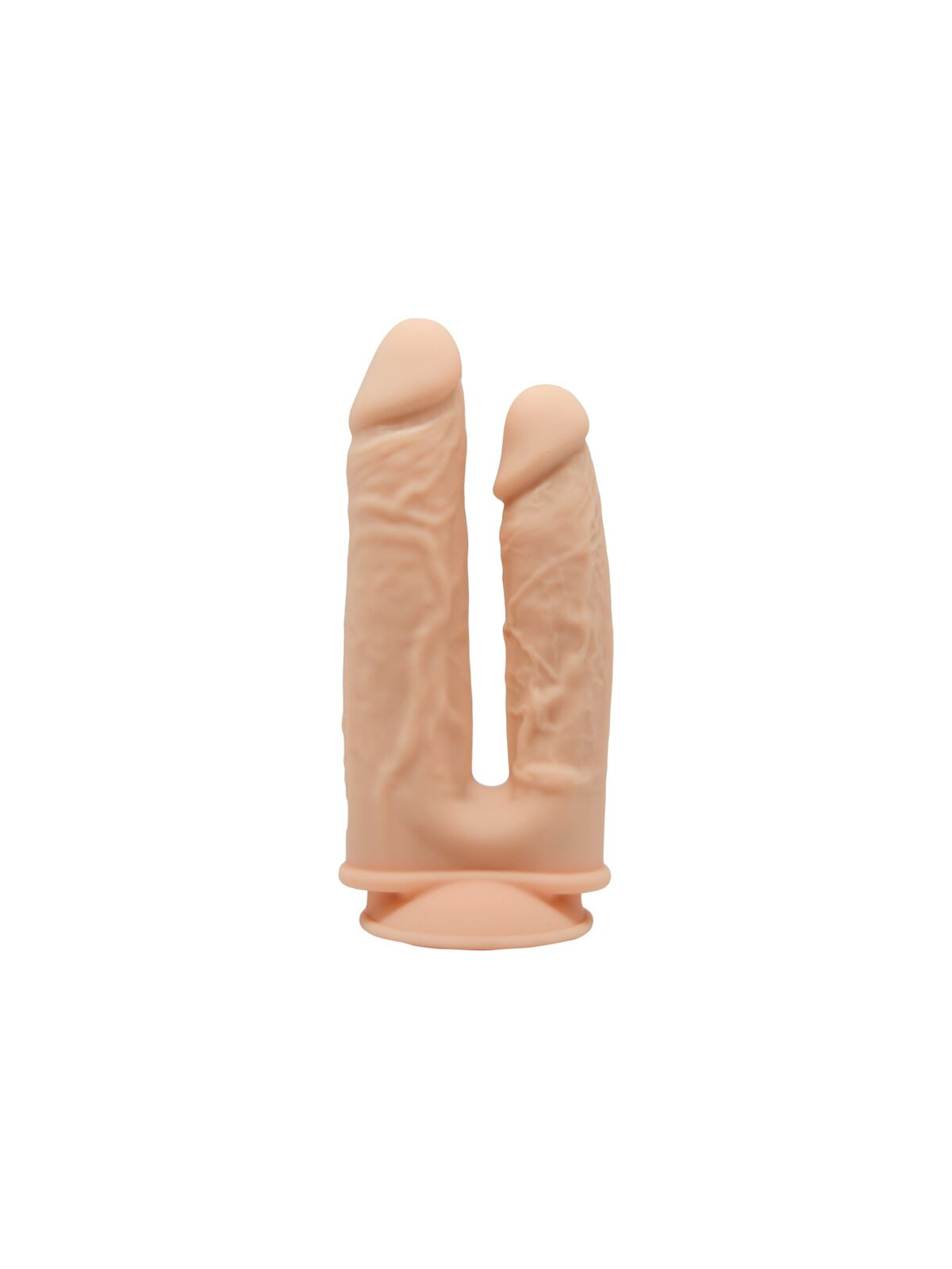 SILEXD - MODELLO 1 VIBRATORE PENE REALISTICO A DOPPIA PENETRAZIONE SILICONE PREMIUM SILEXPAN 17.5 / 19.5 CM