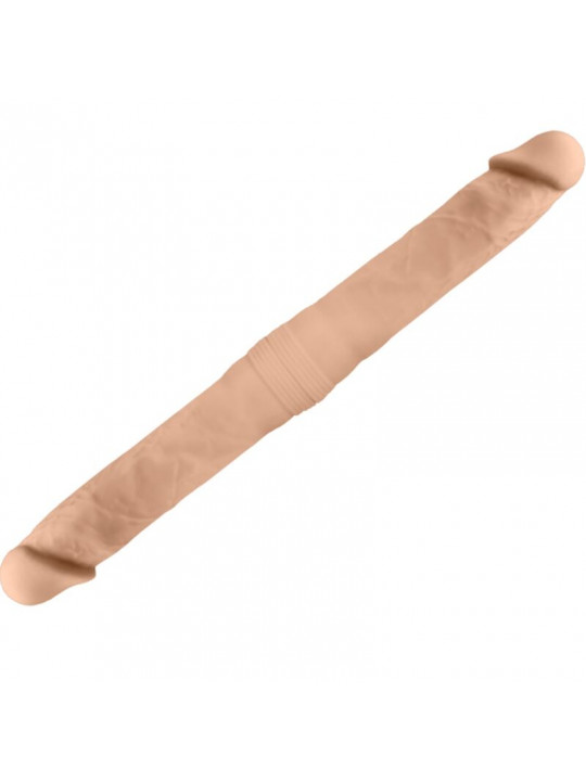 SILEXD - PENE DOPPIO REALISTICO SILICONE SILEXPAN PREMIUM 38.5 CM