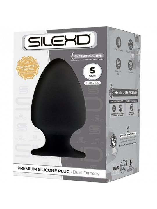 SILEXD - MODELLO 1 PLUG ANALE PREMIUM SILEXPAN SILICONE PREMIUM TERMOREATTIVO TAGLIA S