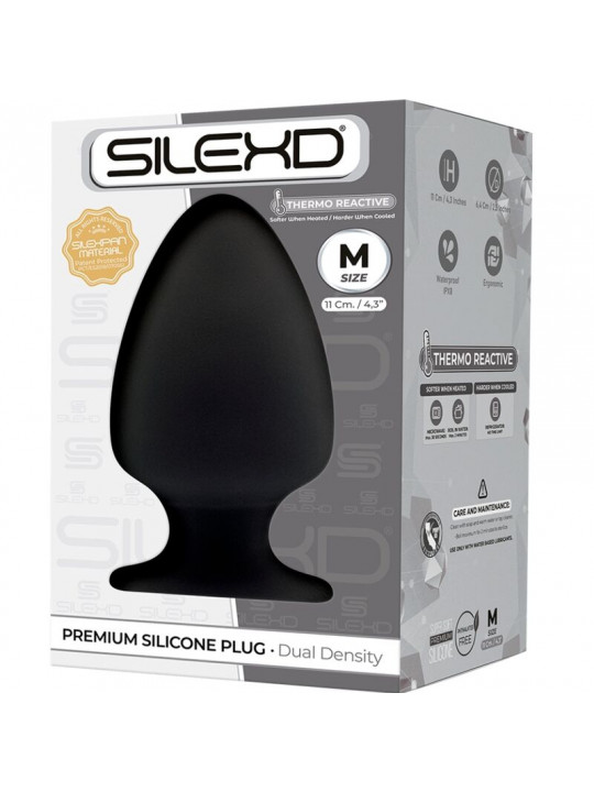 SILEXD - MODELLO 1 PLUG ANALE PREMIUM SILEXPAN SILICONE PREMIUM TERMOREATTIVO MISURA M